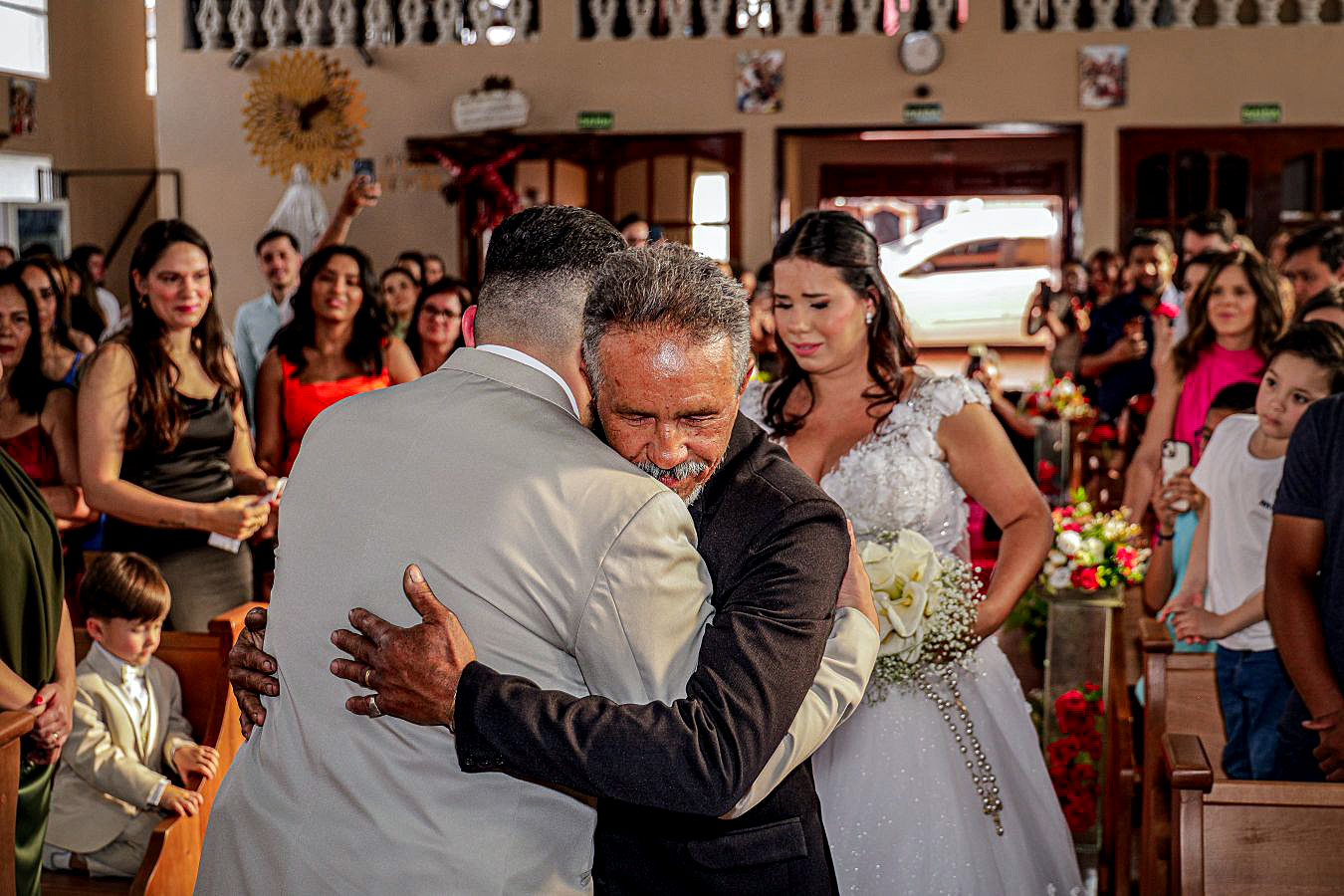 Fotografia dos noivos